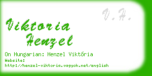 viktoria henzel business card